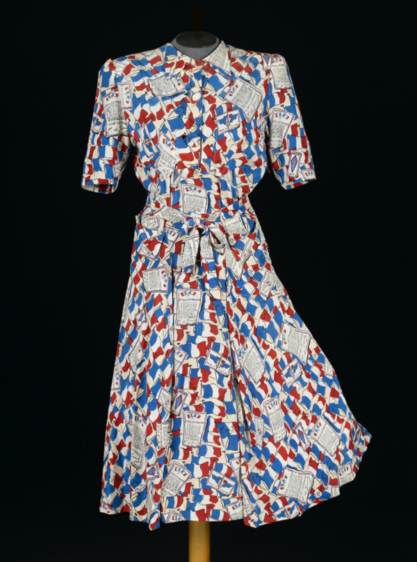 Robe à motifs « France libre »